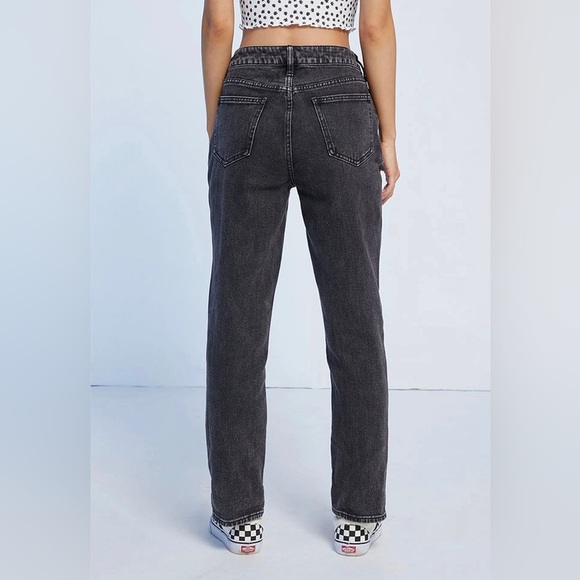 Pacsun Black faded wash mom jeans - Picture 2 of 7